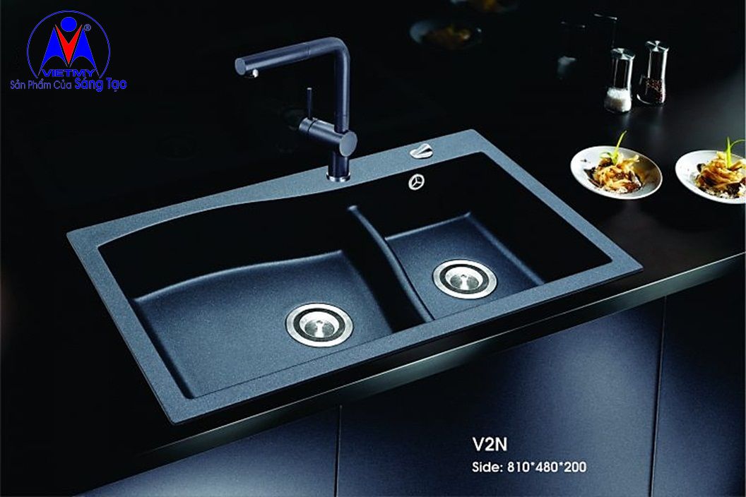 Chậu chén đá nhân tạo Việt Mỹ V2N